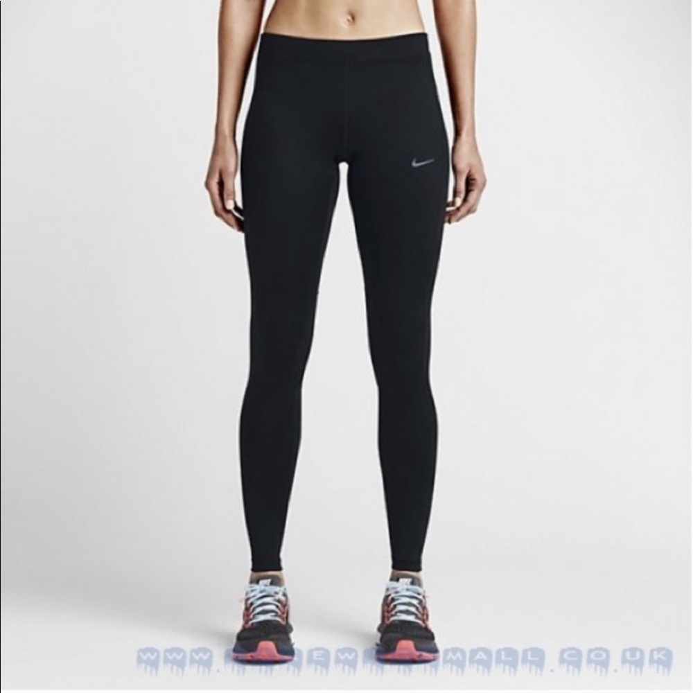Nike S black running tights Run Fast Live Fearless